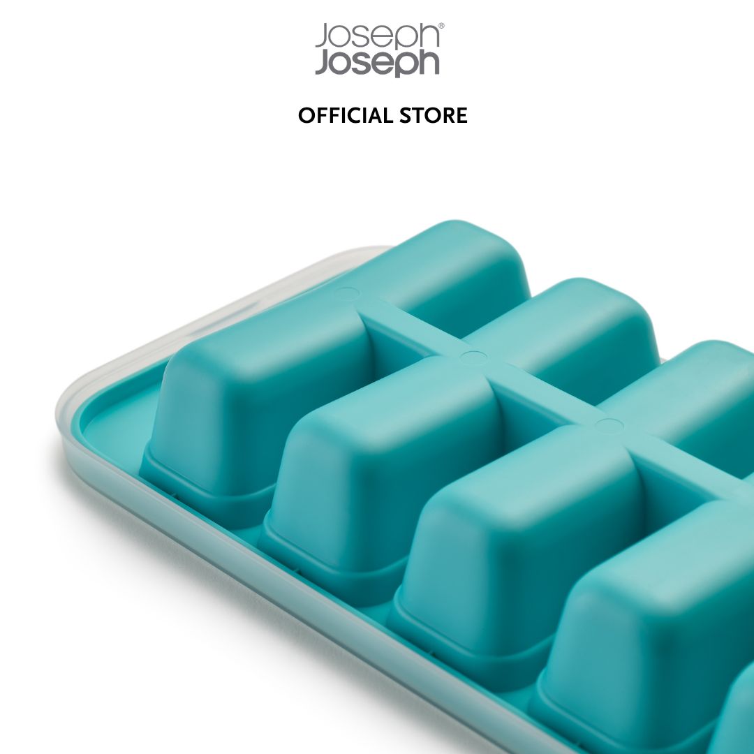 Joseph Joseph Flow™ Pack of 2 Easy-fill Blue Ice-cube Trays JJ0104