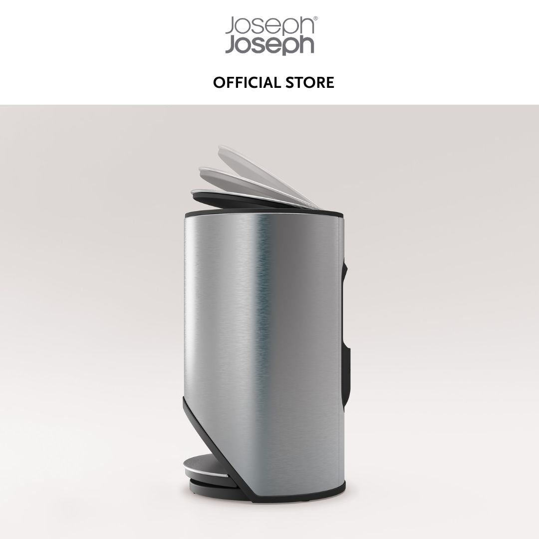 Joseph Joseph Arc™ 10L Easy-push Stainless-steel Pedal Bin JJ0136