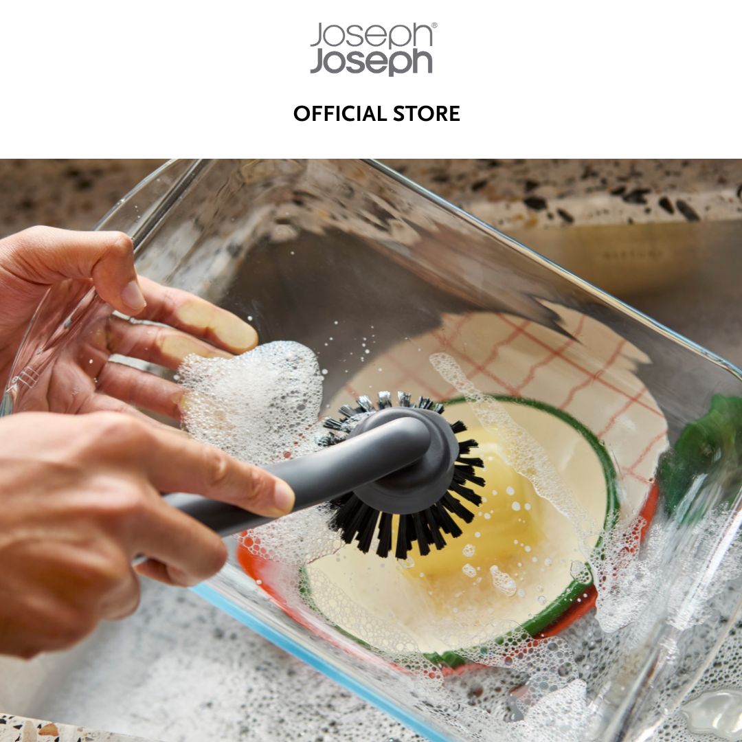 Joseph Joseph SinkTech™ Soap Dispensing Washing Up Brush with Steel Stand JJ0105