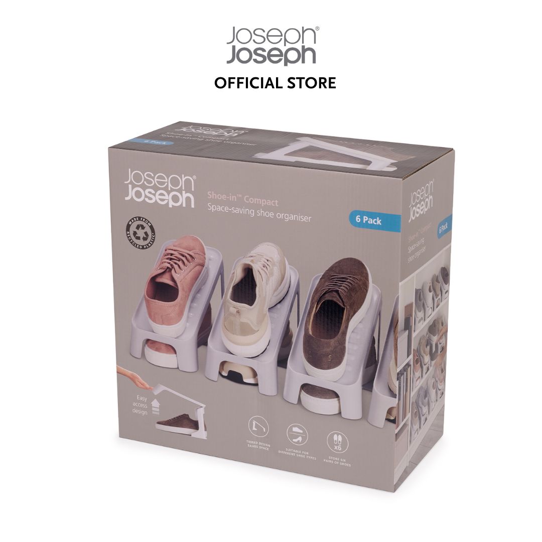Joseph Joseph Shoe-In™ Compact 6-piece Ecru Shoe Caddy JJ0186