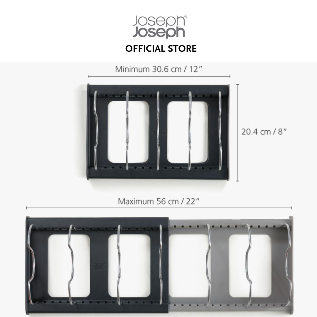 Joseph Joseph DrawerStore™ Grey Expanding Cookware Organiser JJ0255