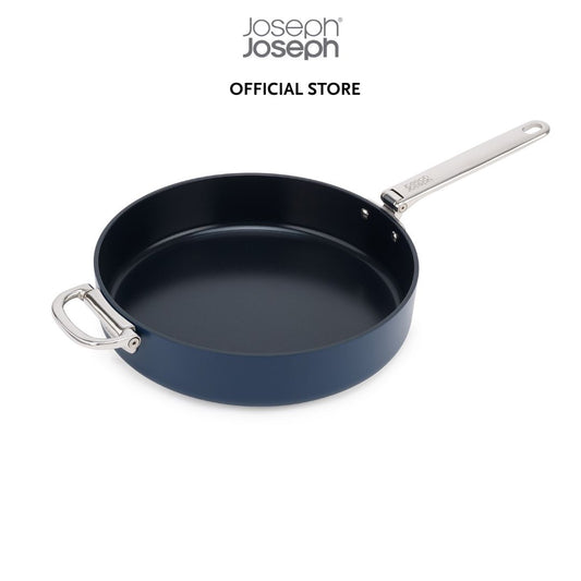 Joseph Joseph Space Folding Handle Ceramic Non-stick 30cm Blue Frying Pan JJ0152
