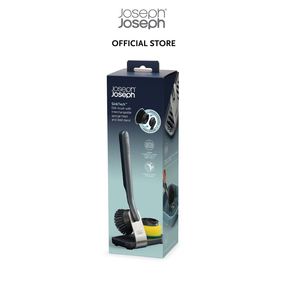 Joseph Joseph SinkTech™ Washing Up Brush & Sponge Set with Steel Stand JJ0106