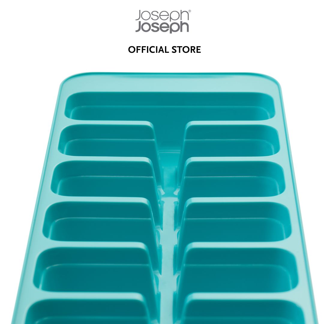 Joseph Joseph Flow™ Pack of 2 Easy-fill Blue Ice-cube Trays JJ0104