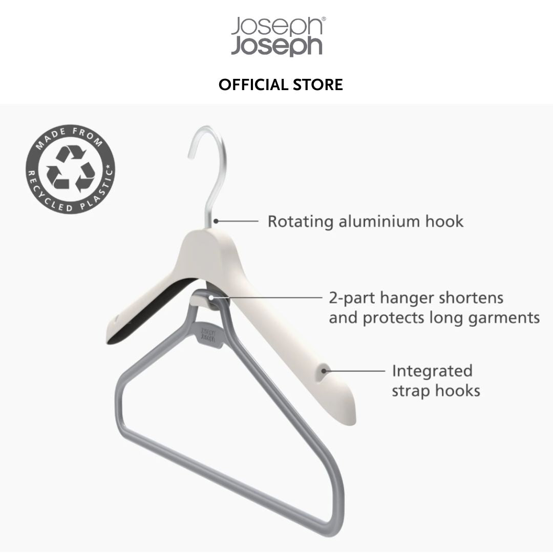 Joseph Joseph Orderly™ Set of 2 Ecru Long Garment Hangers JJ0188