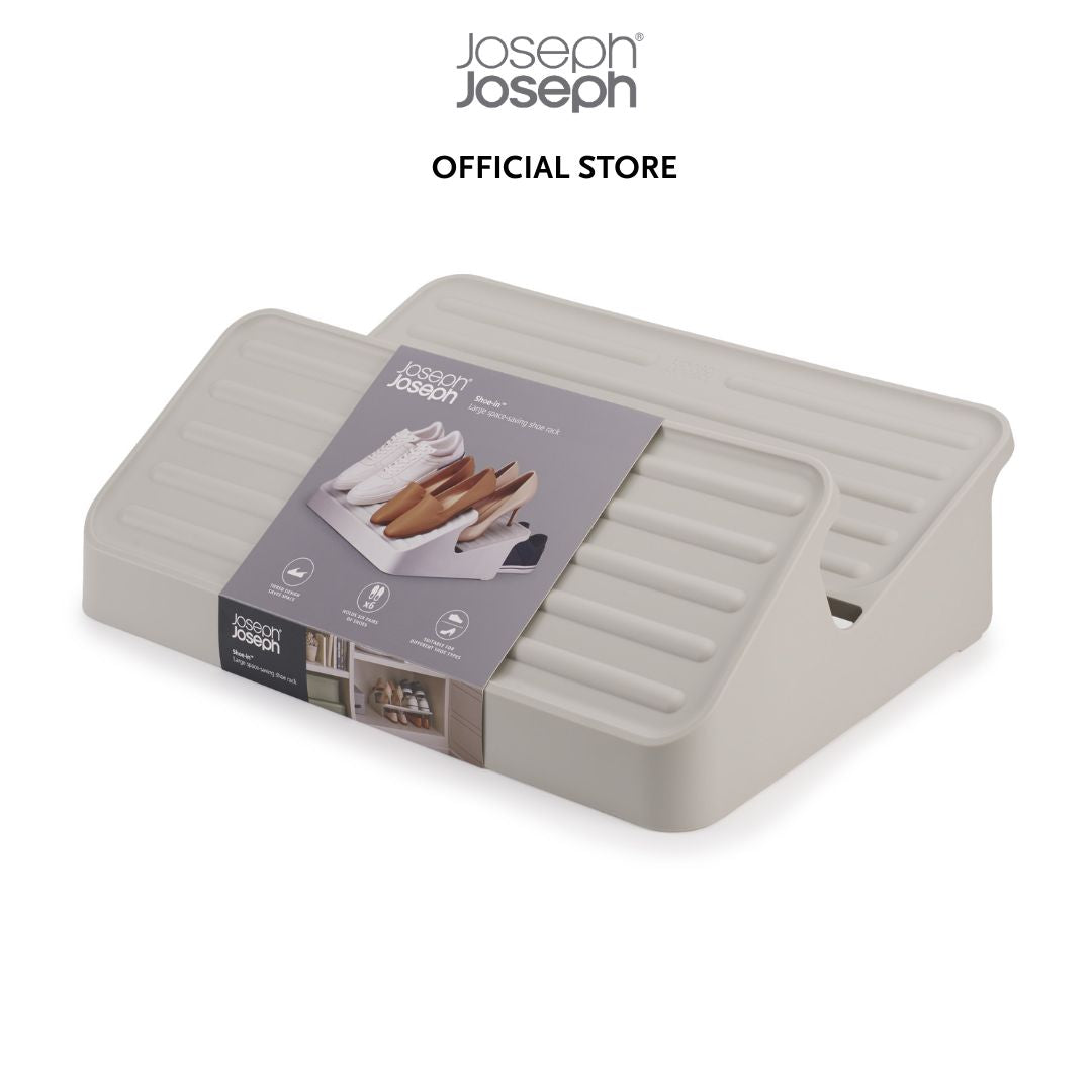 Joseph Joseph Shoe-In™ Large Space-saving Ecru Shoe Rack JJ0178