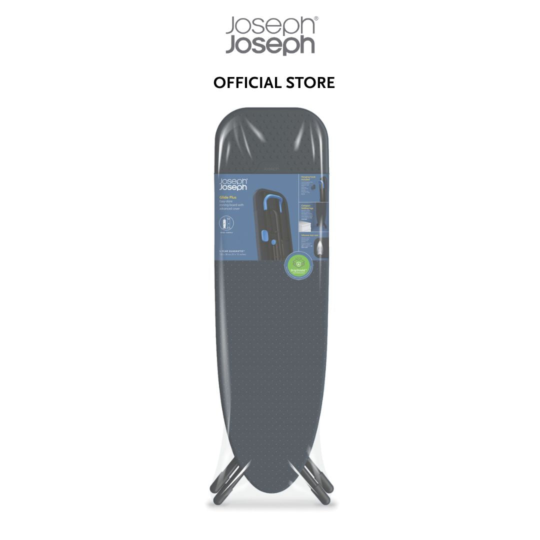 Joseph Joseph Glide Compact Plus 110cm Blue Easy-store Ironing Board with Advanced Cover JJ0163