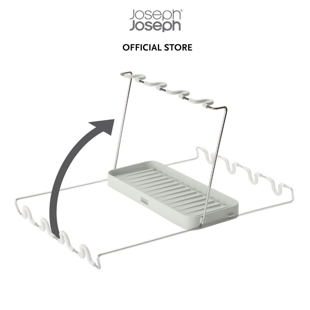 Joseph Joseph DrySmart™ Folding Wine Glass Drying Rack JJ0116 Made from recycled plastics