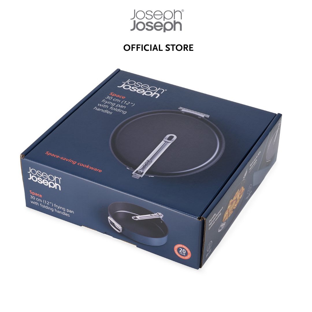 Joseph Joseph Space Folding Handle Ceramic Non-stick 30cm Blue Frying Pan JJ0152