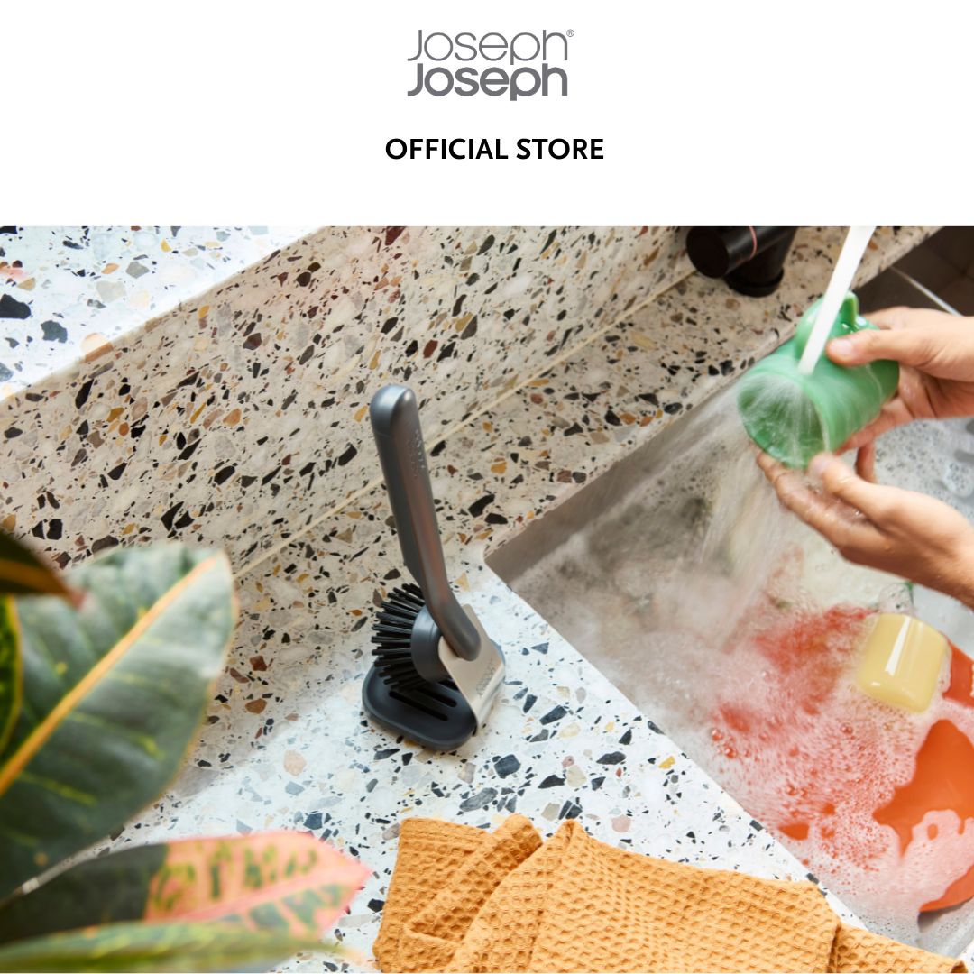 Joseph Joseph SinkTech™ Soap Dispensing Washing Up Brush with Steel Stand JJ0105