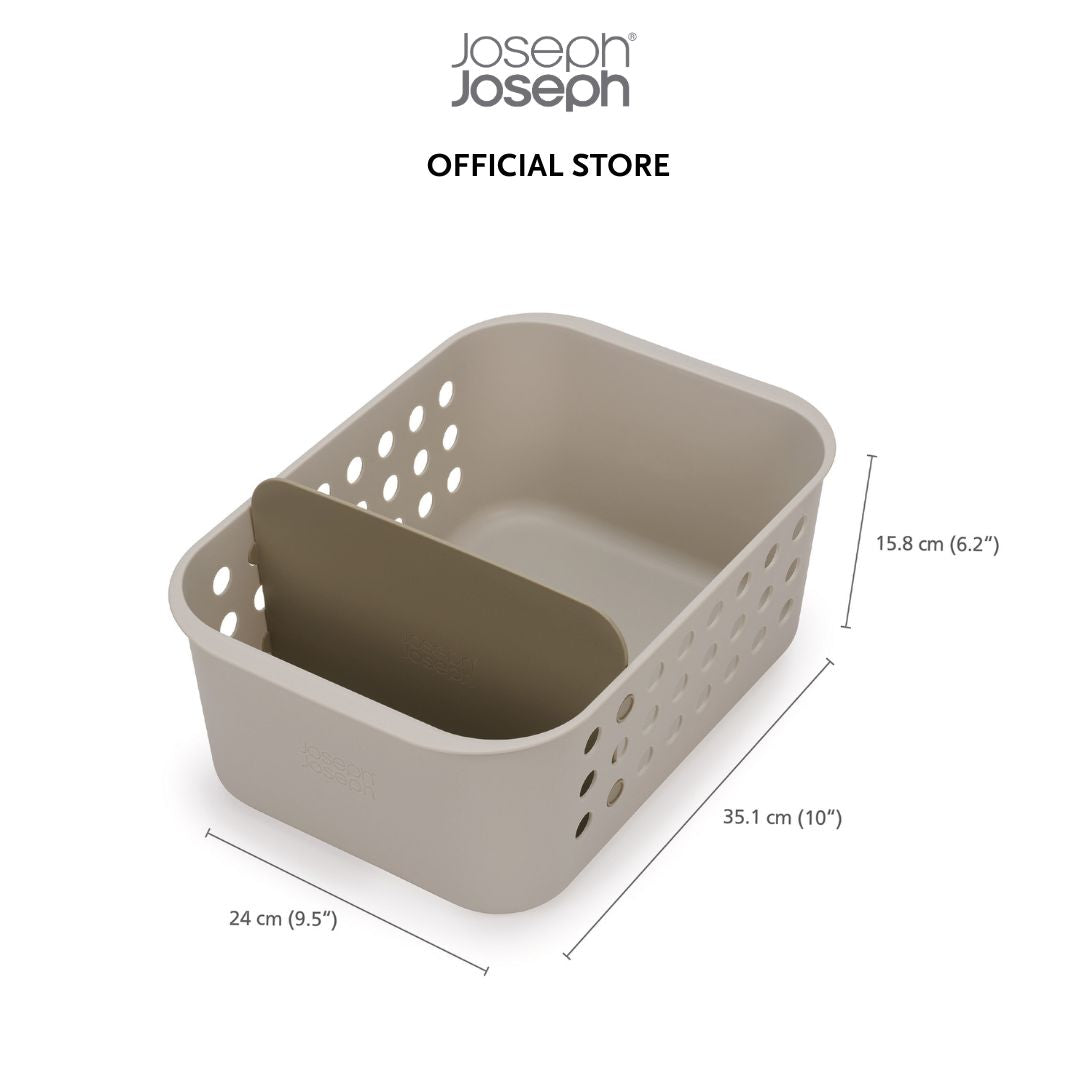 Joseph Joseph EasyStore™ Ecru Bathroom Storage Basket (Various Size) JJ0226 JJ0227 JJ0228