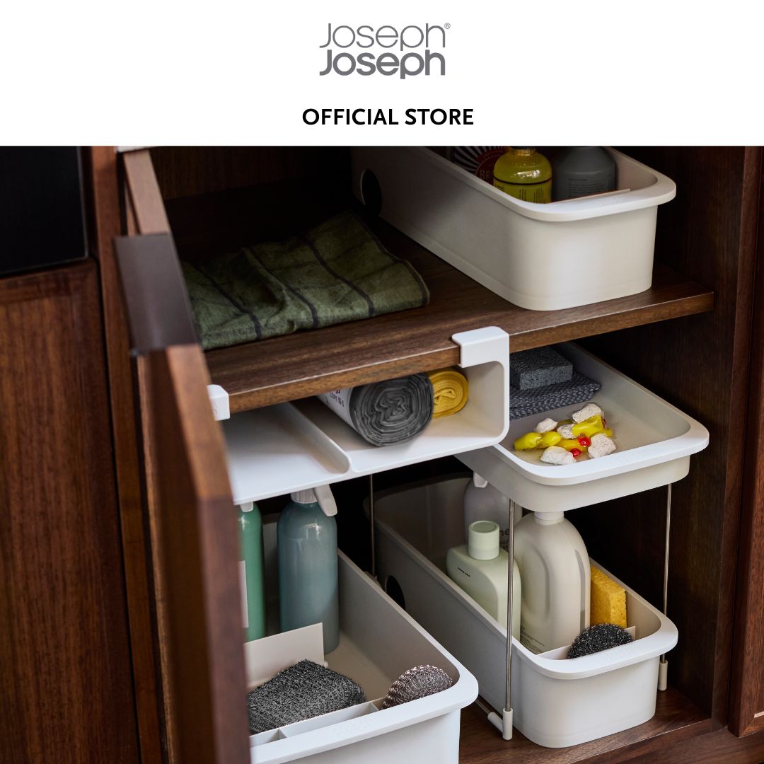 Joseph Joseph CupboardStore™ 2-Tier Easy-Access Storage Caddy JJ0119 Made of recycled plastics