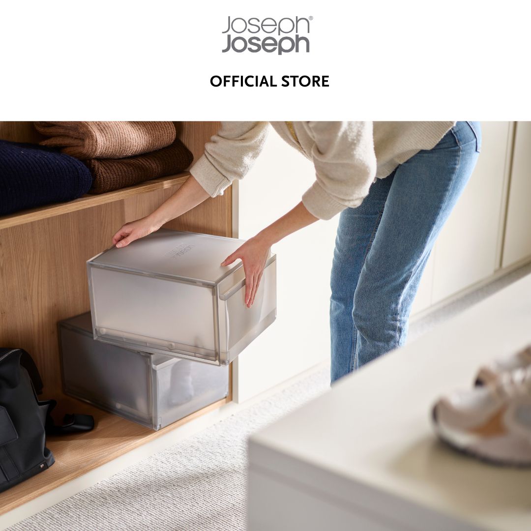Joseph Joseph ShoeCase 2-piece Grey Shoe Storage Box JJ0183