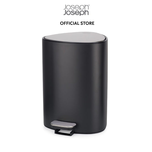 Joseph Joseph EasyStore™ 5L Matt Black Bathroom Pedal Bin JJ0229