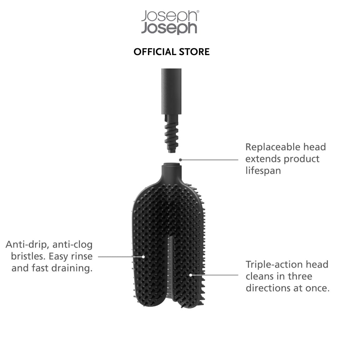 Joseph Joseph Flex™ 360 Matt Toilet Brush JJ0220 (Ecru) / JJ0231 (Black)