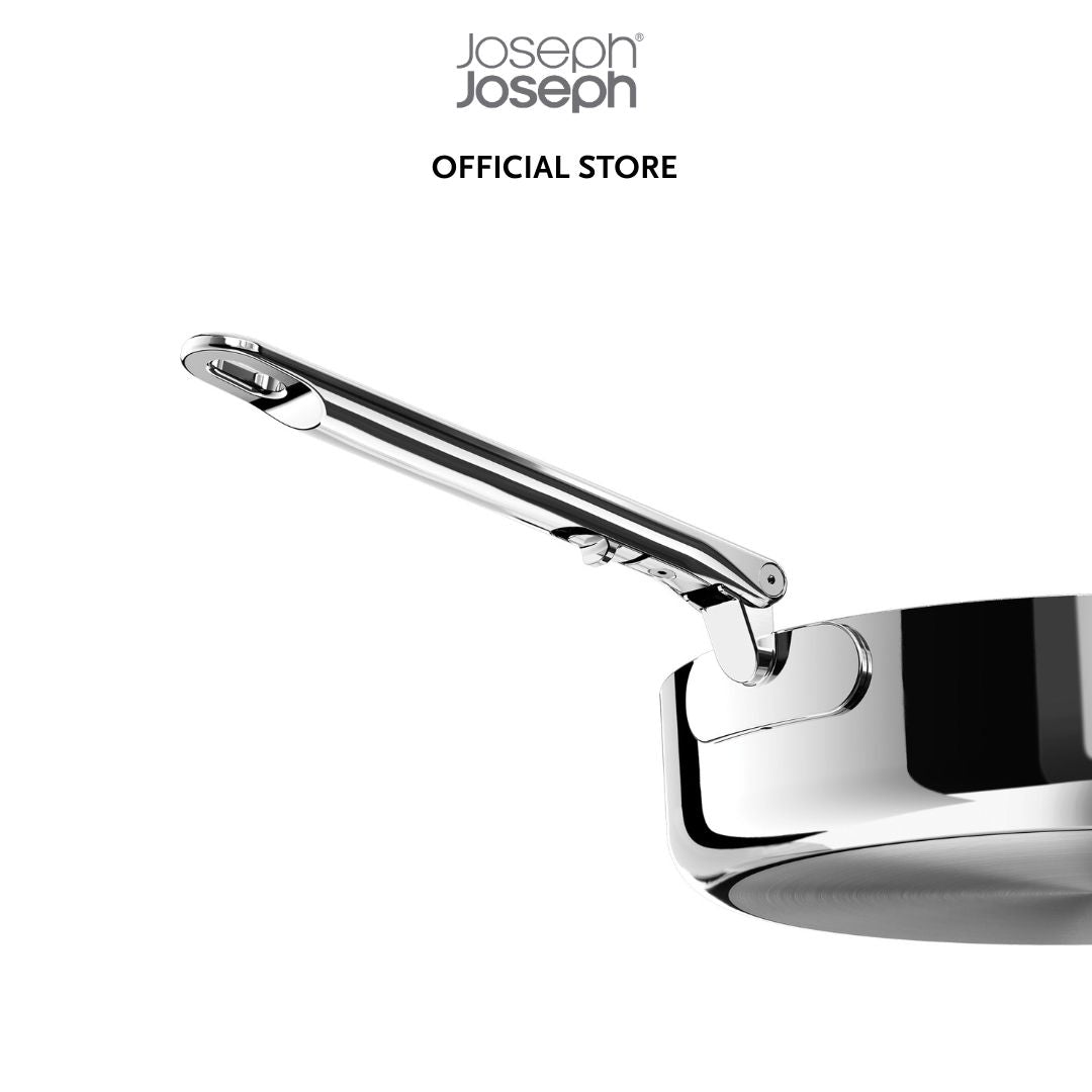 Joseph Joseph Space Steel Folding Handle 28cm Saute Pan & Lid JJ0284
