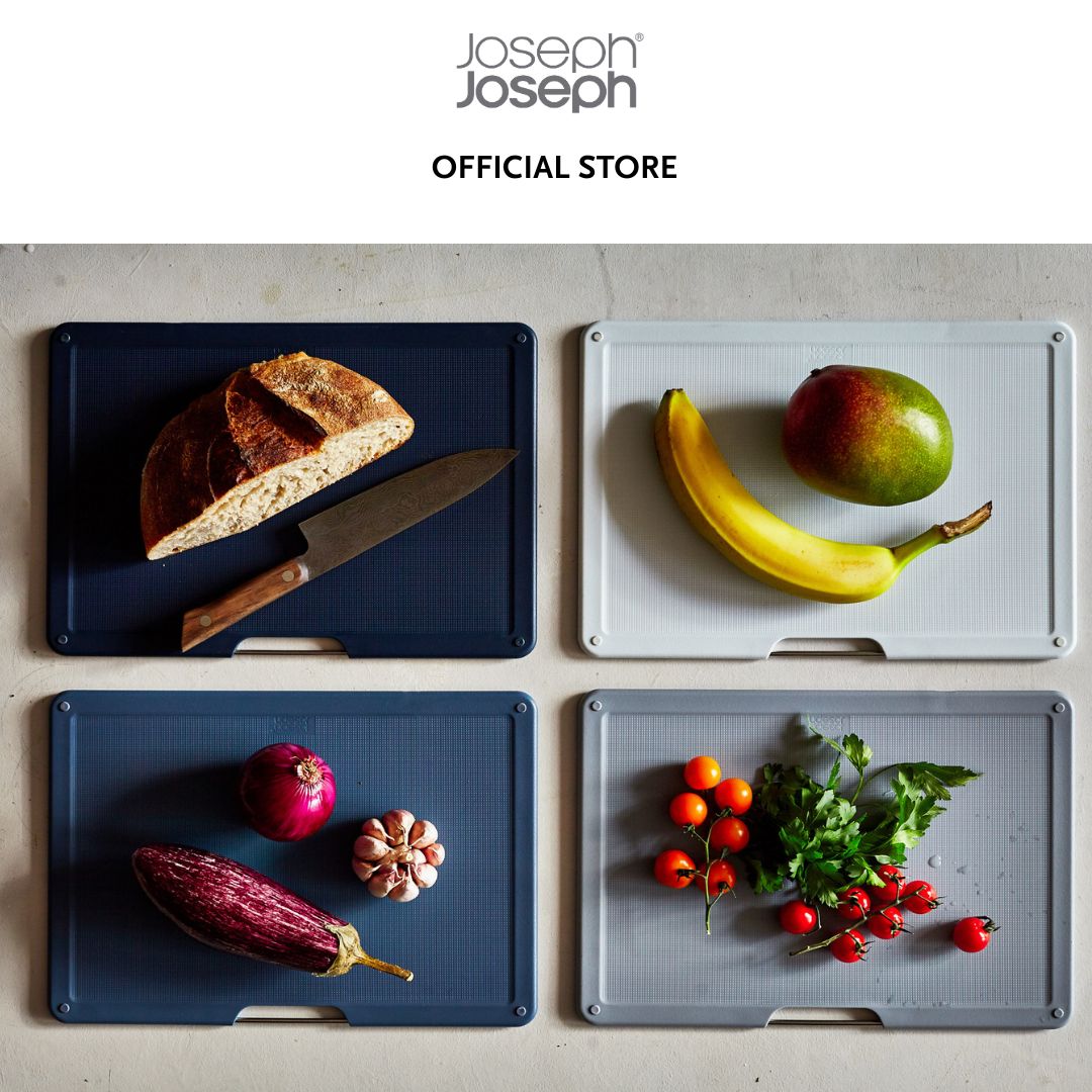 Joseph Joseph Folio™ 4-piece Grey Chopping Board Set JJ0193 (Large) /  JJ0194 (Regular)