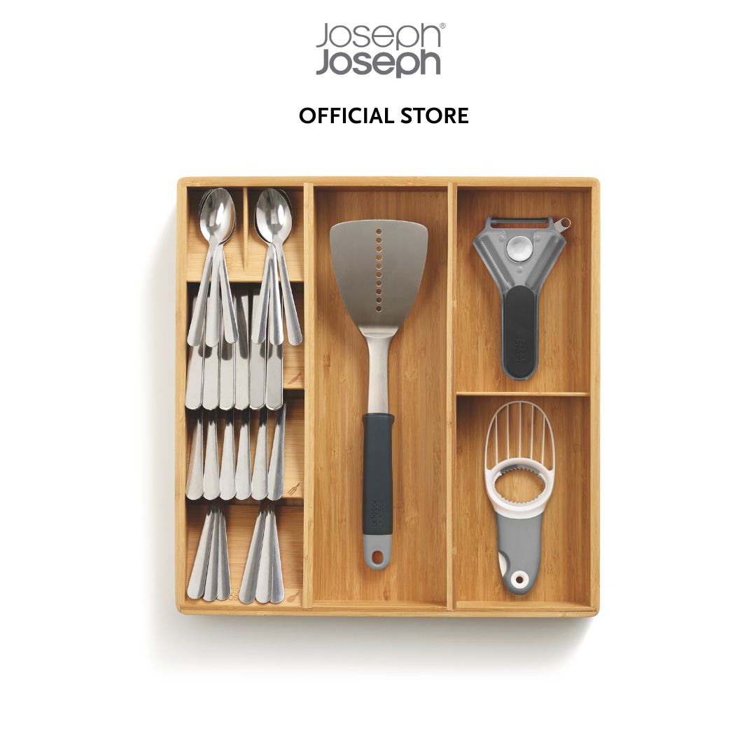 Joseph Joseph DrawerStore™ Bamboo Cutlery, Utensil & Gadget Organiser JJ0258