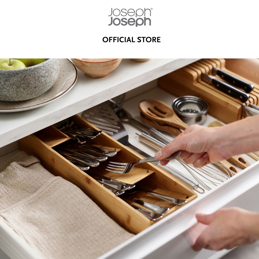 Joseph Joseph DrawerStore™ Bamboo Compact Cutlery Organiser JJ0256