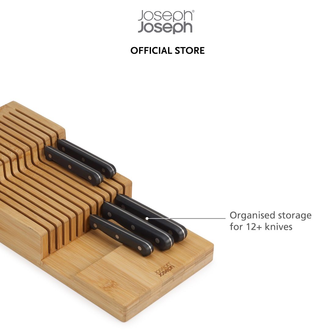 Joseph Joseph DrawerStore™ Bamboo Large 2-tier Knife Organiser JJ0273