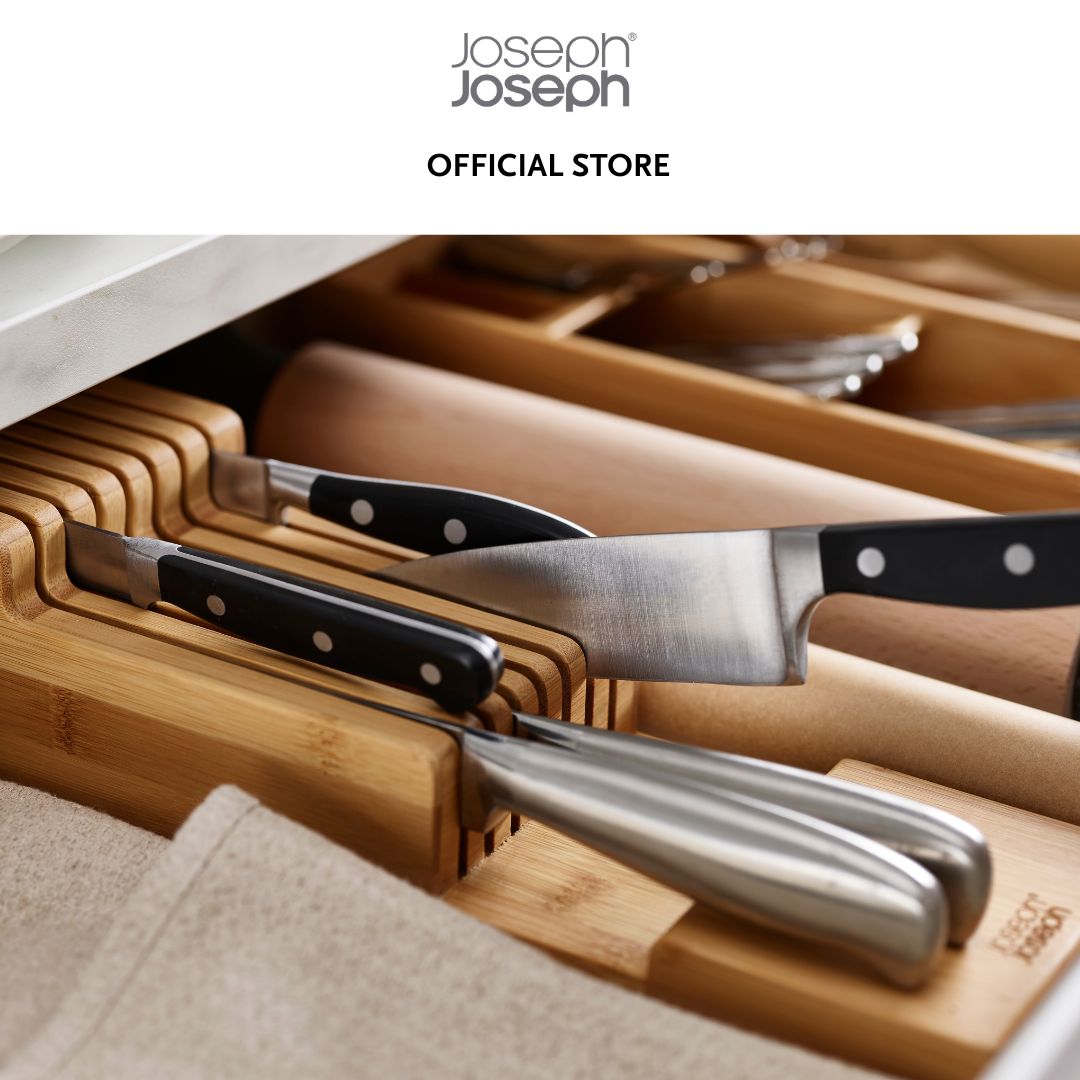 Joseph Joseph DrawerStore™ Bamboo Compact Knife Organiser JJ0257