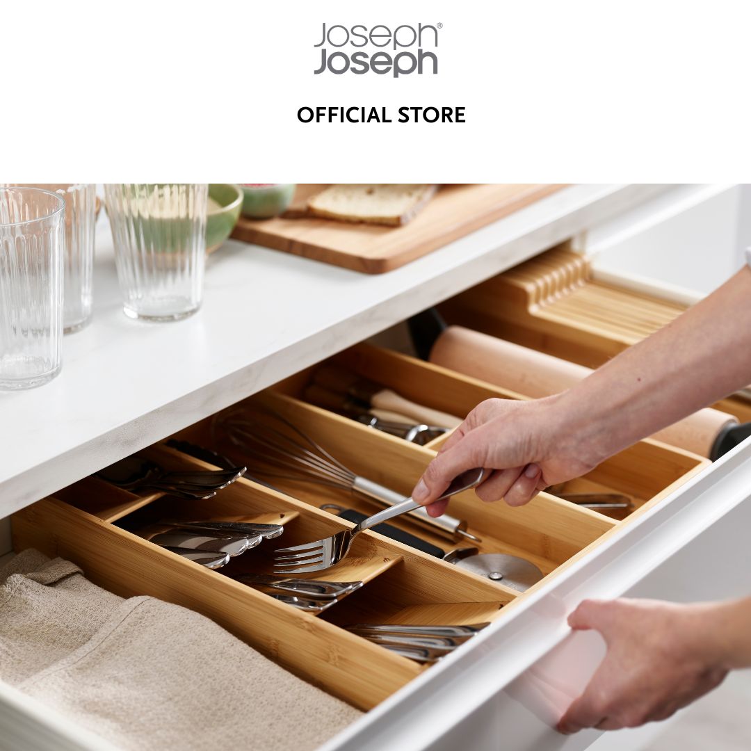 Joseph Joseph DrawerStore™ Bamboo Cutlery, Utensil & Gadget Organiser JJ0258