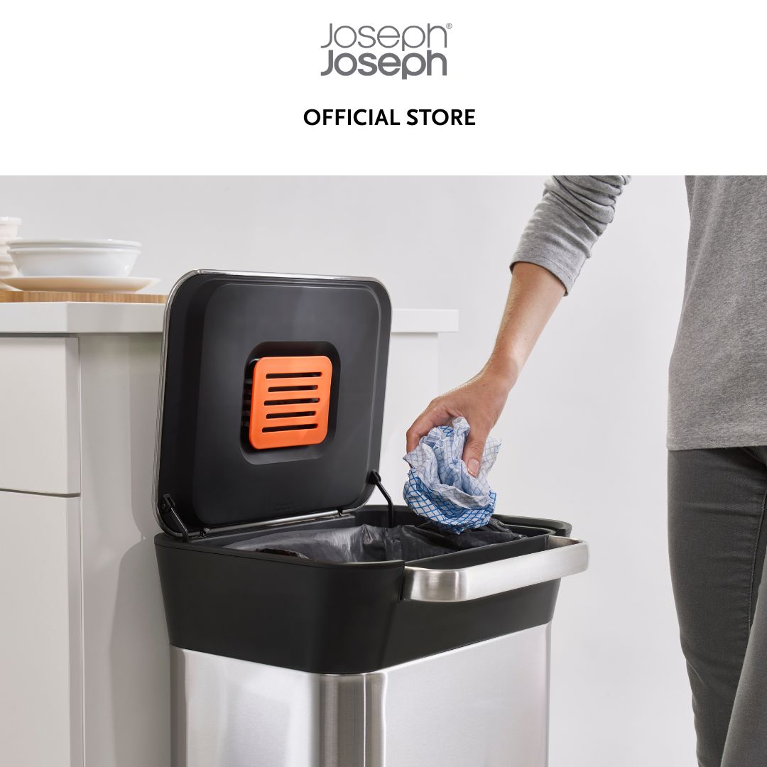 Joseph Joseph Titan 30L Stainless-steel Trash Compactor JJ0131