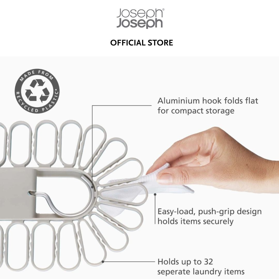 Joseph Joseph Petal™ Quick-grip Ecru Drying Hanger JJ0172 (22 pcs) / JJ0173 (32 pcs)