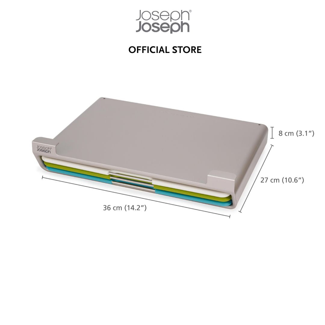 Joseph Joseph Folio™ Slim 3-piece Under-shelf Multicolour Chopping Board Set JJ0210
