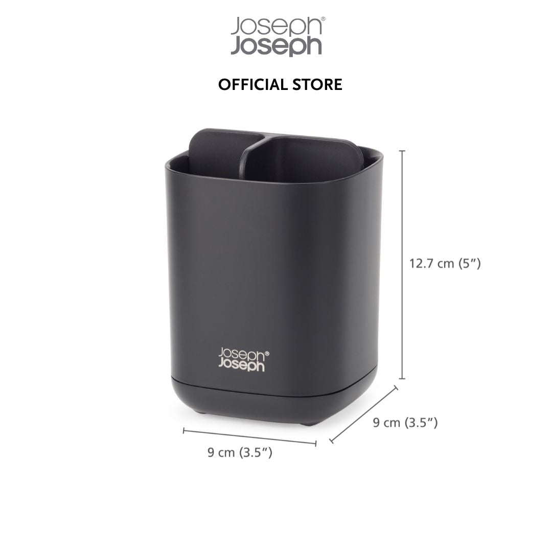 Joseph Joseph EasyStore™ Matt Toothbrush Holder Black Medium JJ0232 / Large JJ0233