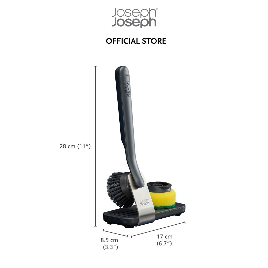 Joseph Joseph SinkTech™ Washing Up Brush & Sponge Set with Steel Stand JJ0106