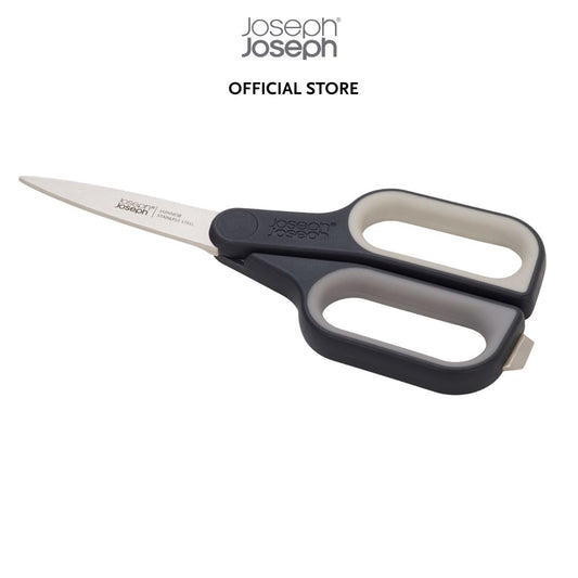 Joseph Joseph PlusCut™ Grey Scissors with Integrated Box Cutter JJ0015
