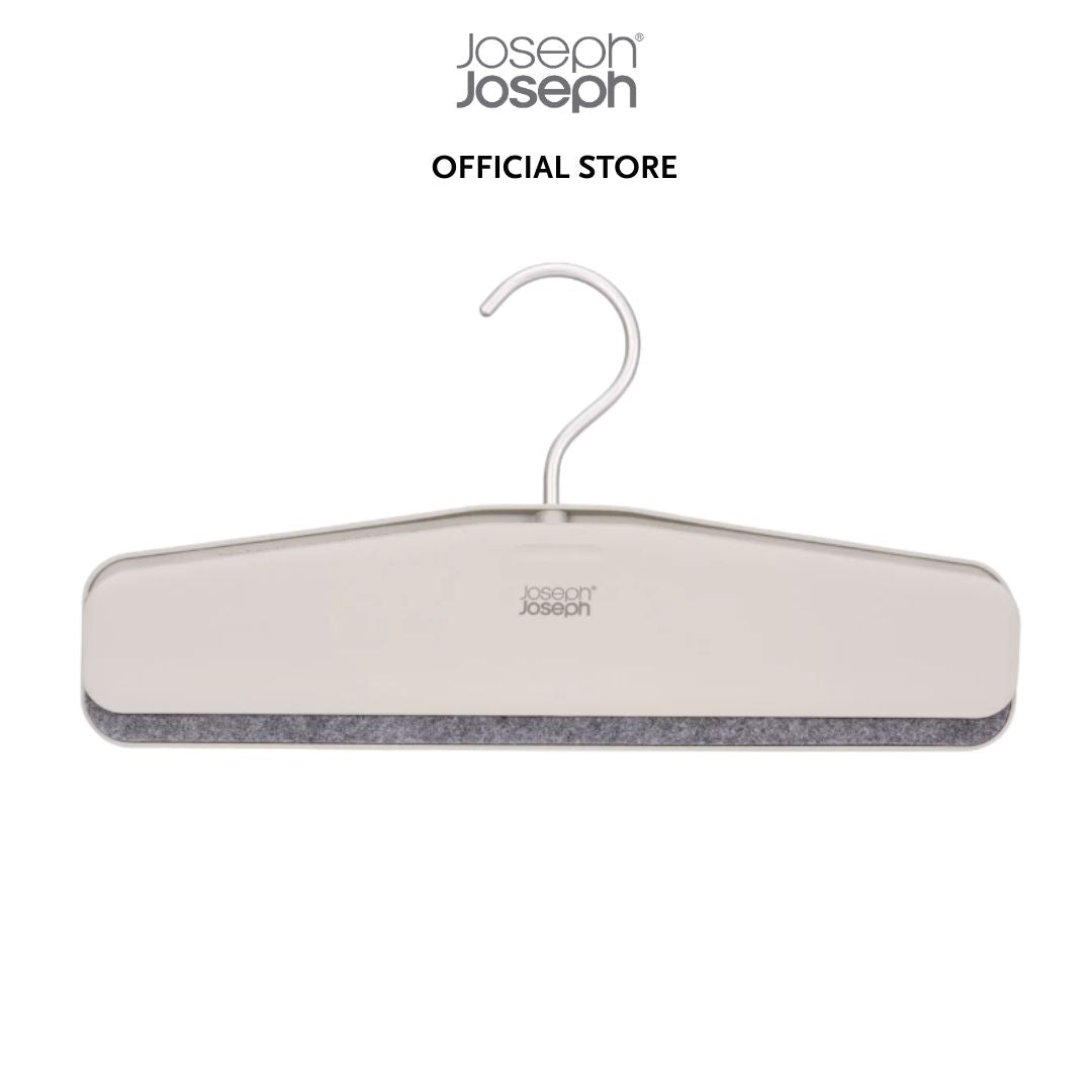 Joseph Joseph Orderly™ Easy-grip Set of 2 Ecru Skirt & Trouser Hangers JJ0189