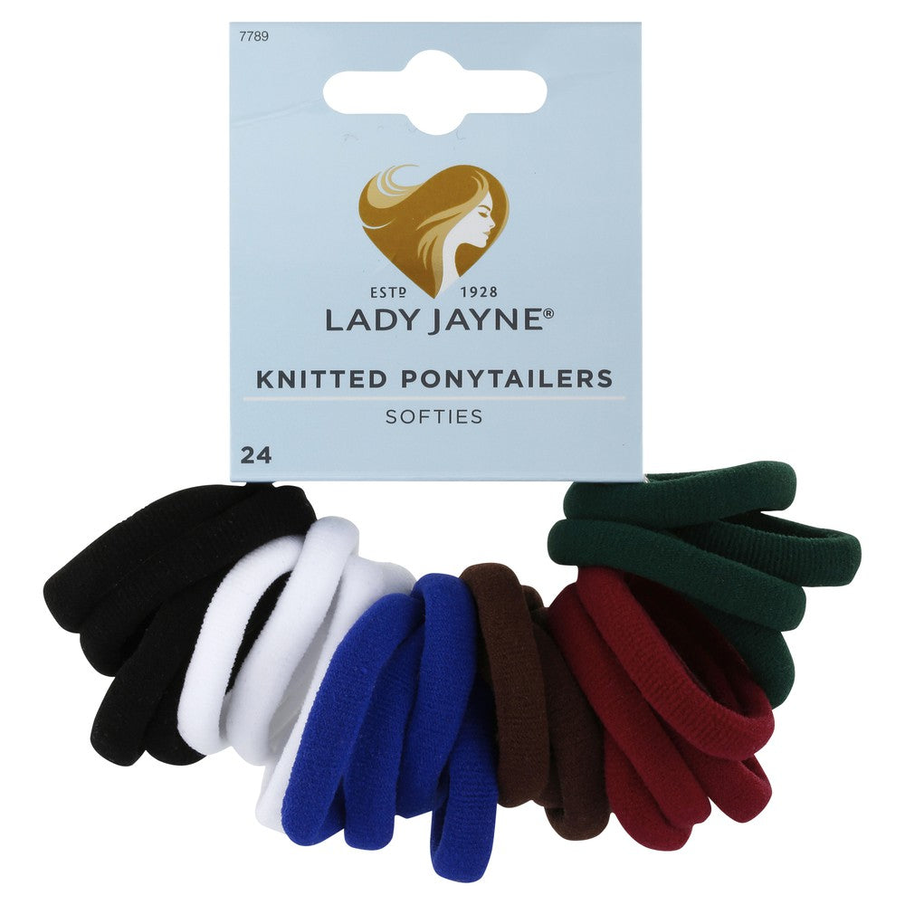Lady Jayne School Soft Knitted Ponytailers - Pk 24 LJ0300