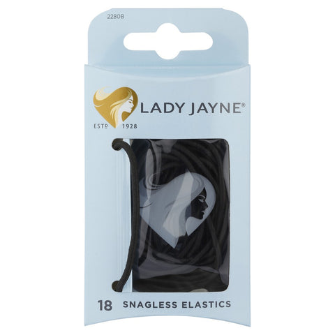 Lady Jayne Black Snagless Elastics - Pk18 LJ0309