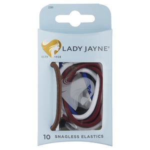 Lady Jayne Brown Snagless Elastics - Pk18 LJ0310