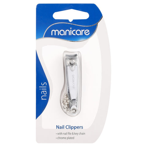 Manicare Nail Clippers, with Nail File and Key Chain MC0077