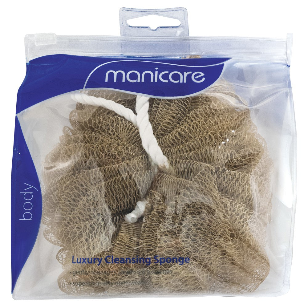 Manicare Luxury Cleansing Sponge, Brown MC0199