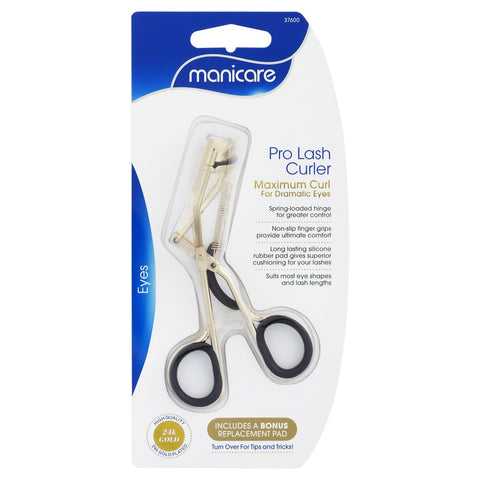 Manicare Pro Lash Curler, 24K Gold Plated MC0210