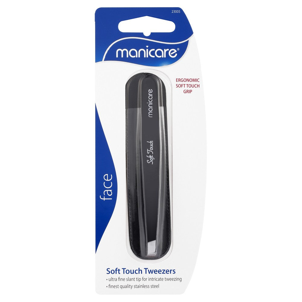 Manicare Soft Touch Tweezers Black MC0440