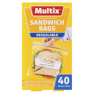 Multix Resealable Sandwich Bag Dispenser 40 bags MT0008