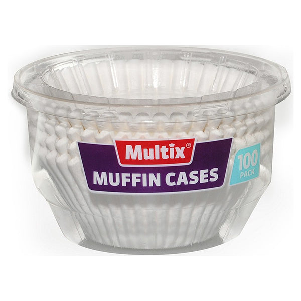 Multix Muffin Cases White 100s MT0040