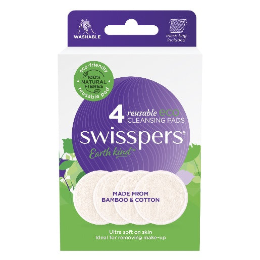 Swisspers Reusable Eco Cleansing Pads 4 Pack SC0055
