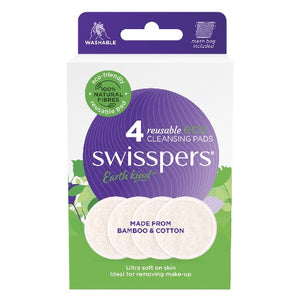Swisspers Reusable Eco Cleansing Pads 4 Pack SC0055