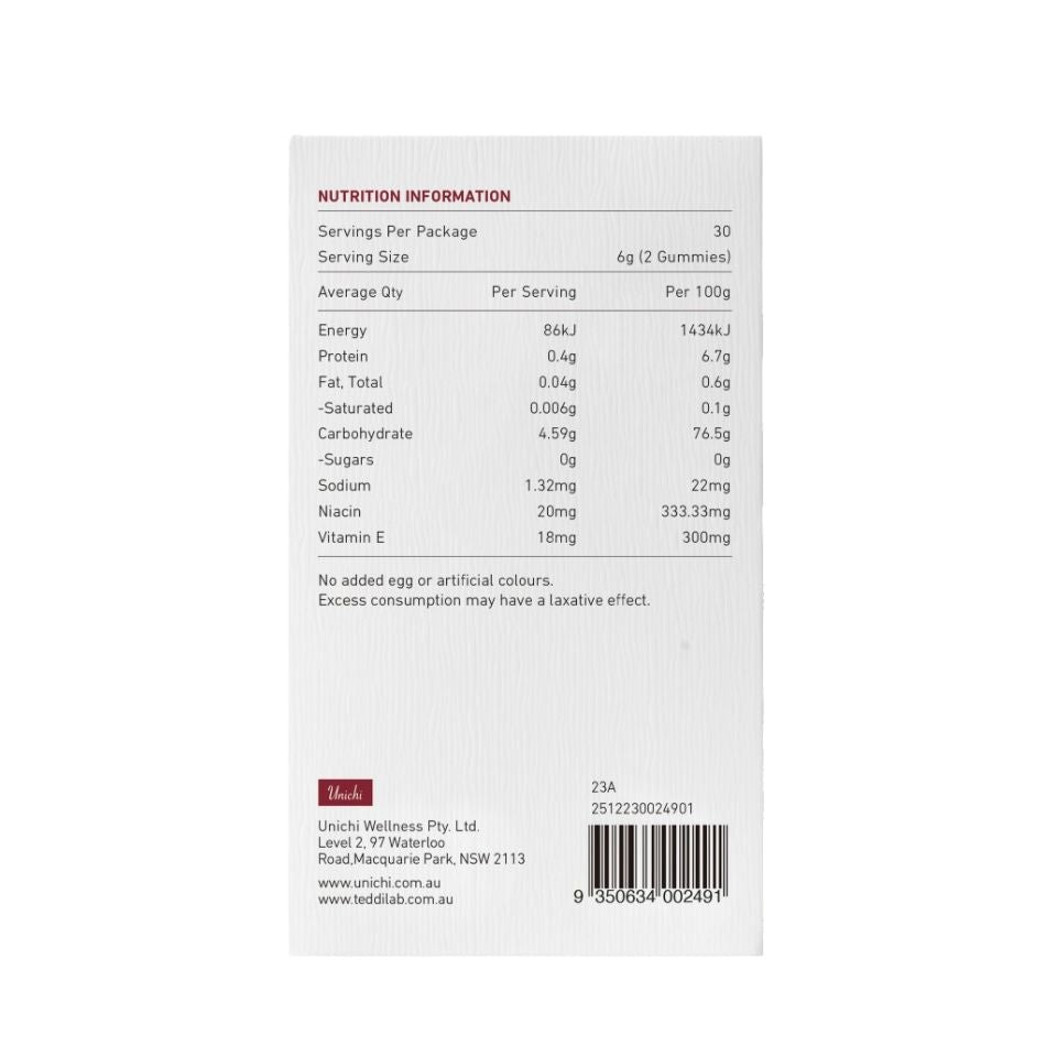 Teddi Lab Nicotinamide Gummy 60's TL0002