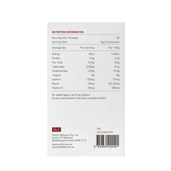 Unichi Nicotinamide Gummy 60's TL0002