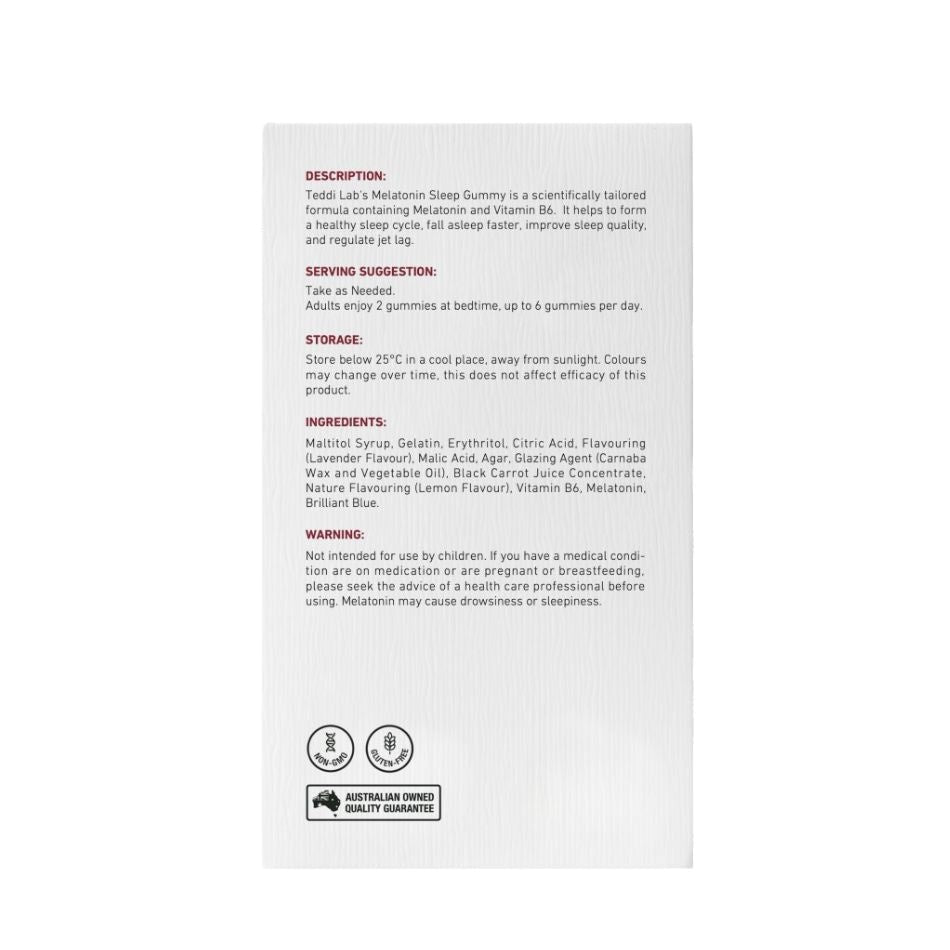 Teddi Lab Melatonin Sleep Gummy 60's TL0006