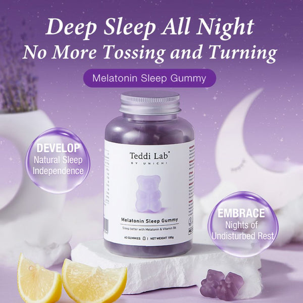 Unichi Melatonin Sleep Gummy 60's TL0006