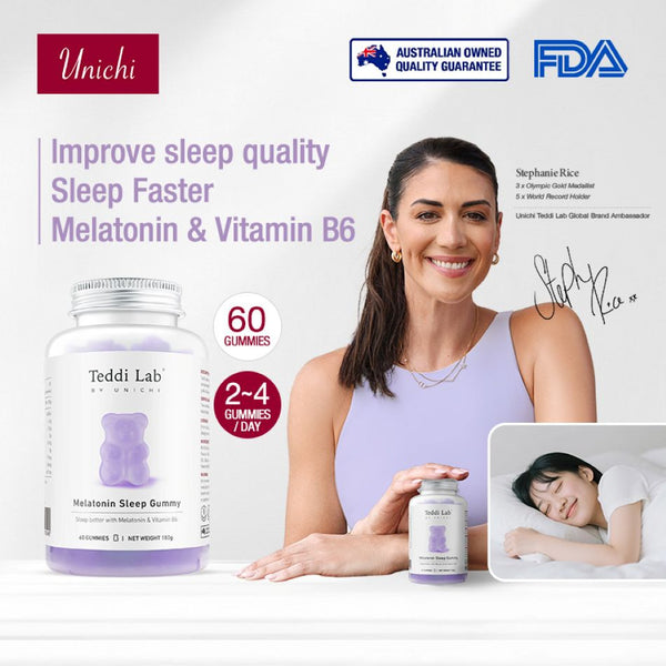 Unichi Melatonin Sleep Gummy 60's TL0006