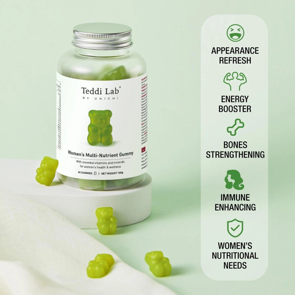 Teddi Lab Women's Multi-Nutrient Gummy 60's TL0012